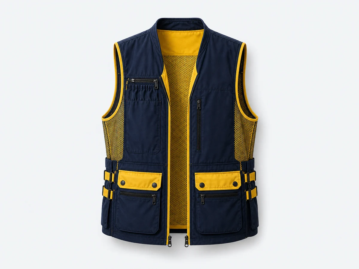 Breathable multi-pocket utility vest solution