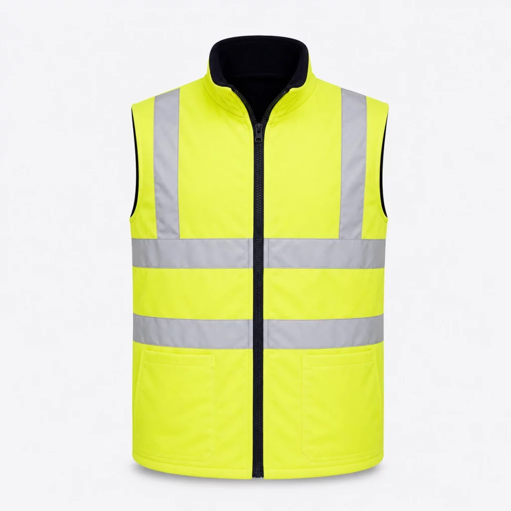 HV008F REVERSIBLE FLEECE BODY WARMER