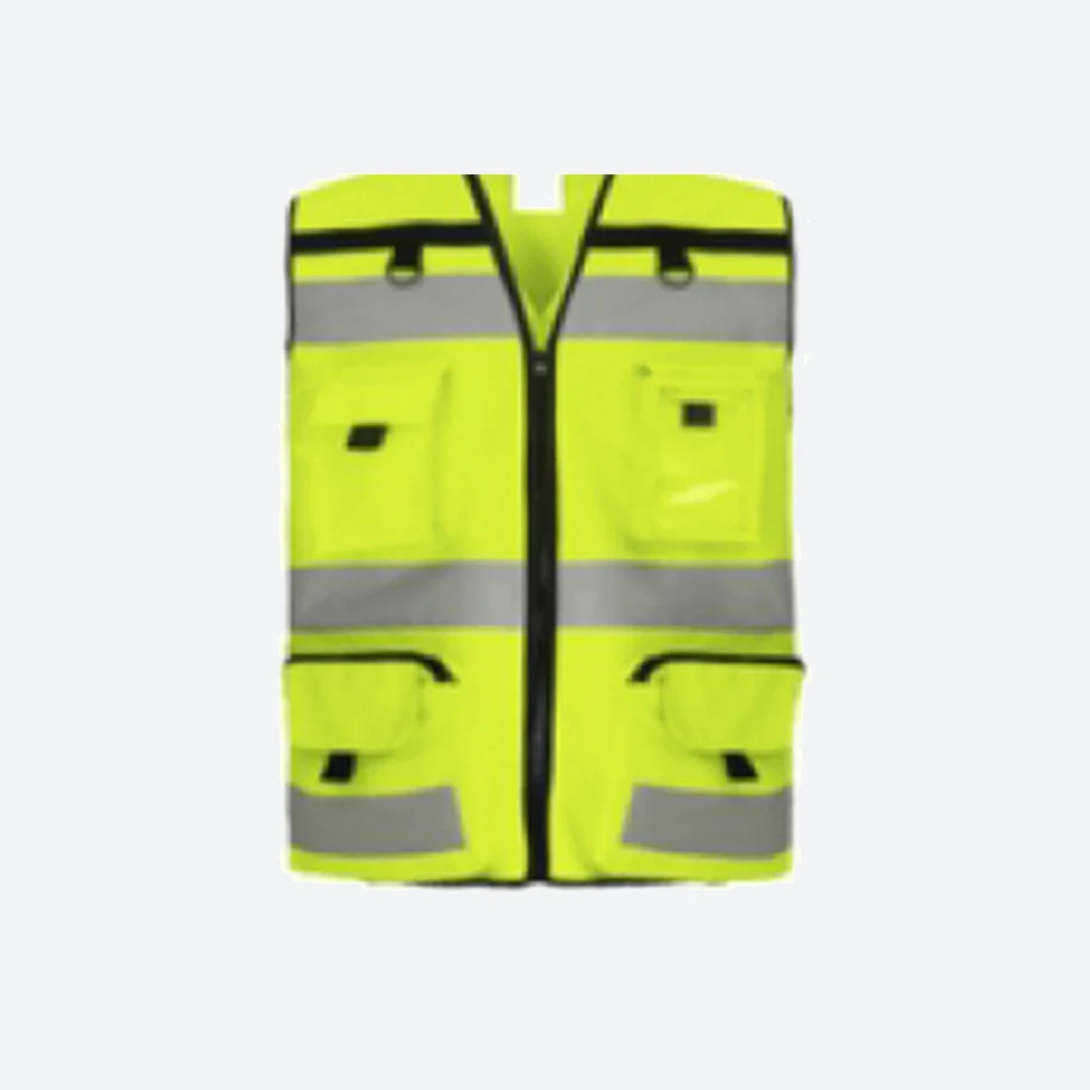 HVW108 MULTI-POCKET OXFORD REFLECTIVE VEST product detail