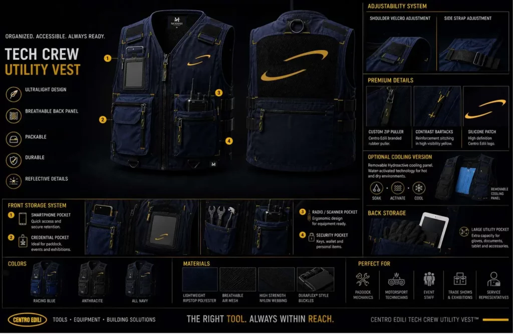 TECH CREW UTILITY VEST product detail