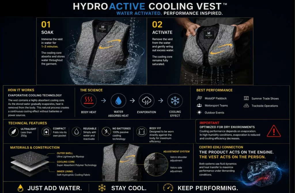 HYDROACTIVE COOLING VEST product detail
