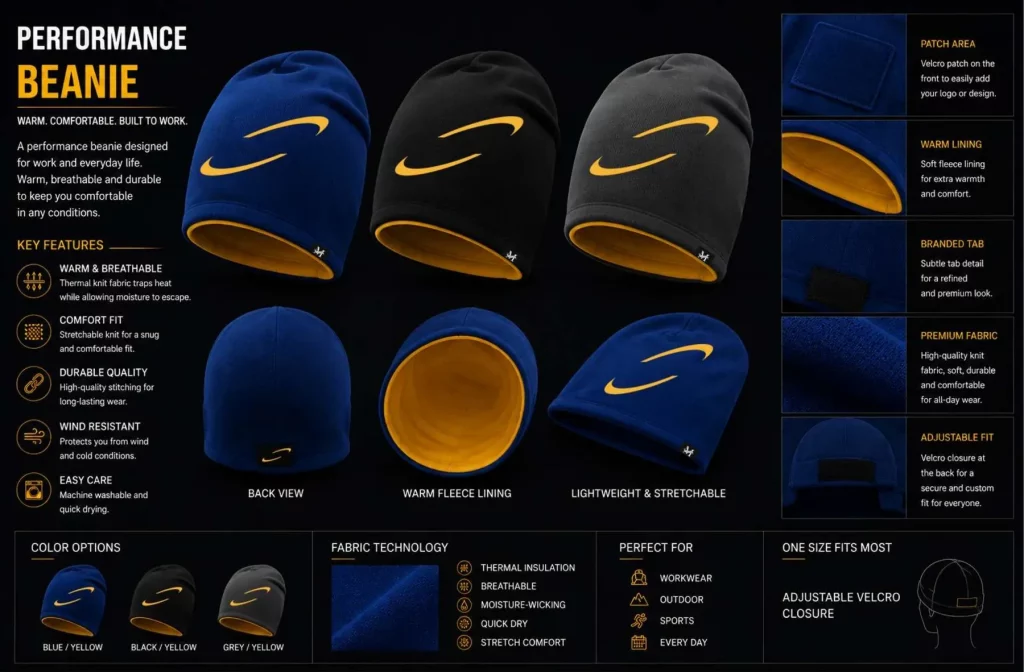 PERFORMANCE BEANIE product detail