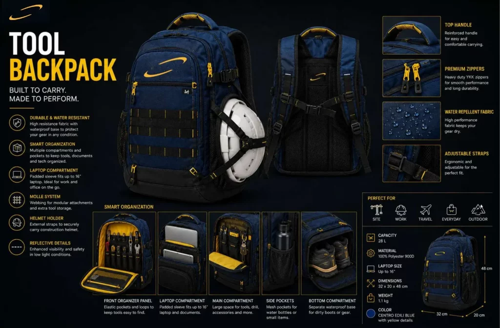 TOOL BACKPACK product detail