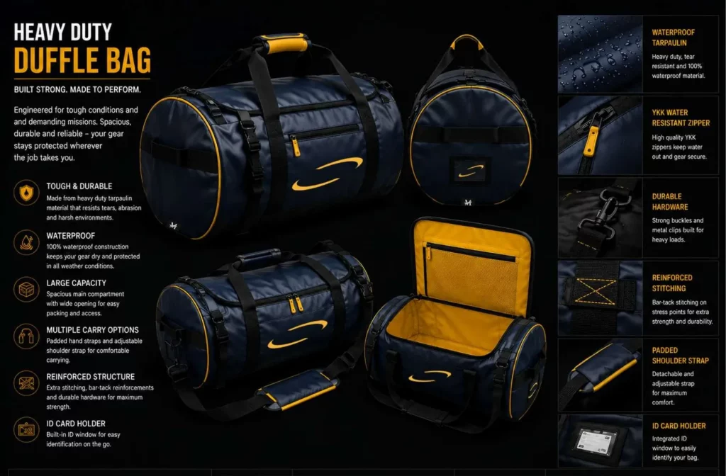 HEAVY DUTY DUFFLE BAG product detail