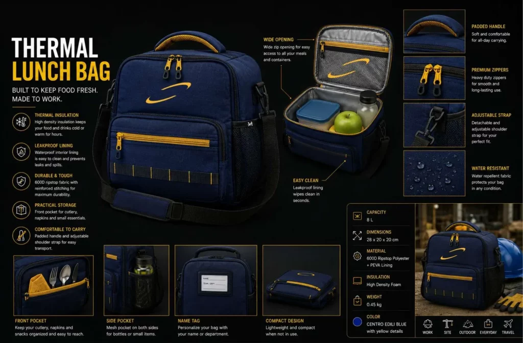 THERMAL LUNCH BAG product detail