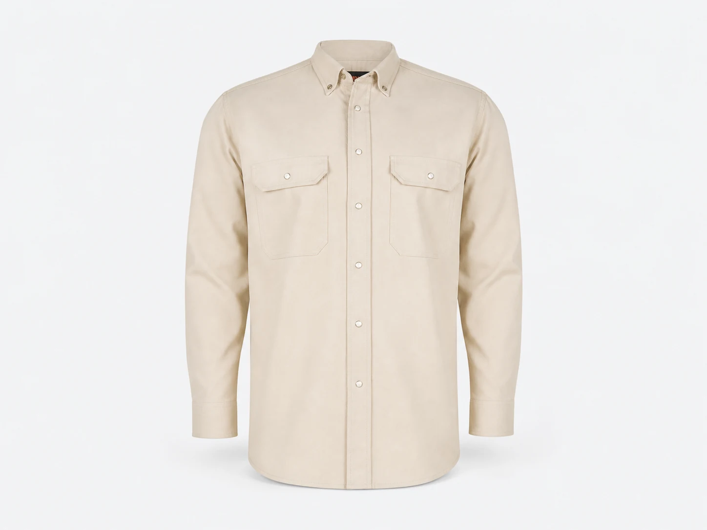 XK-004 FR STRETCH WORK SHIRT WITH PEARL SNAPS