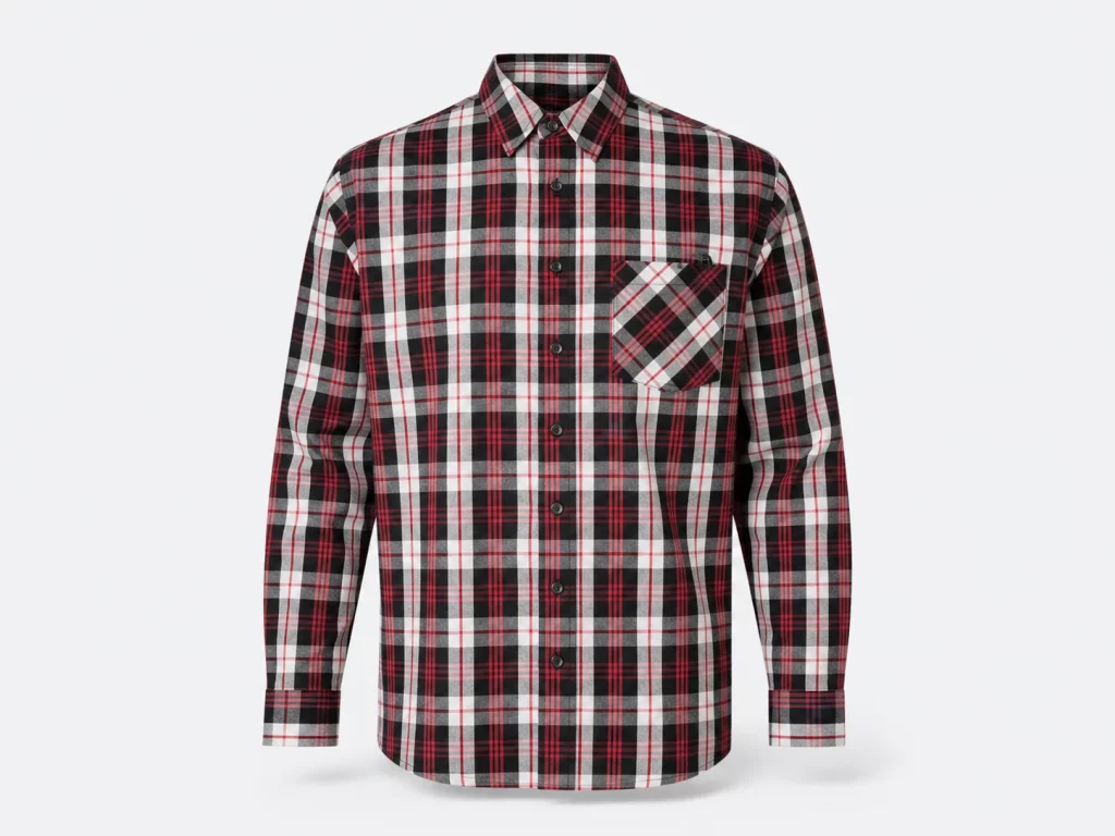 XK-006 FR PLAID WORK SHIRT
