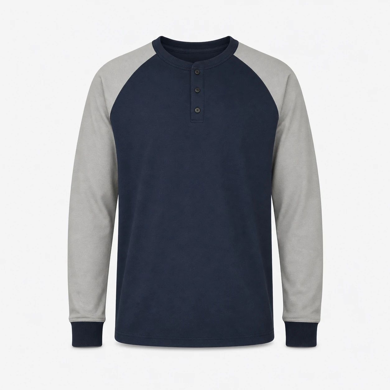 XK-013 FR HENLEY SHIRT-RAGLAN SLEEVE