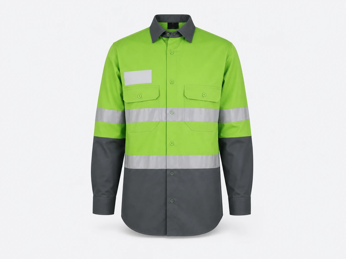 XK-026 APPLE GREEN WORK SHIRT
