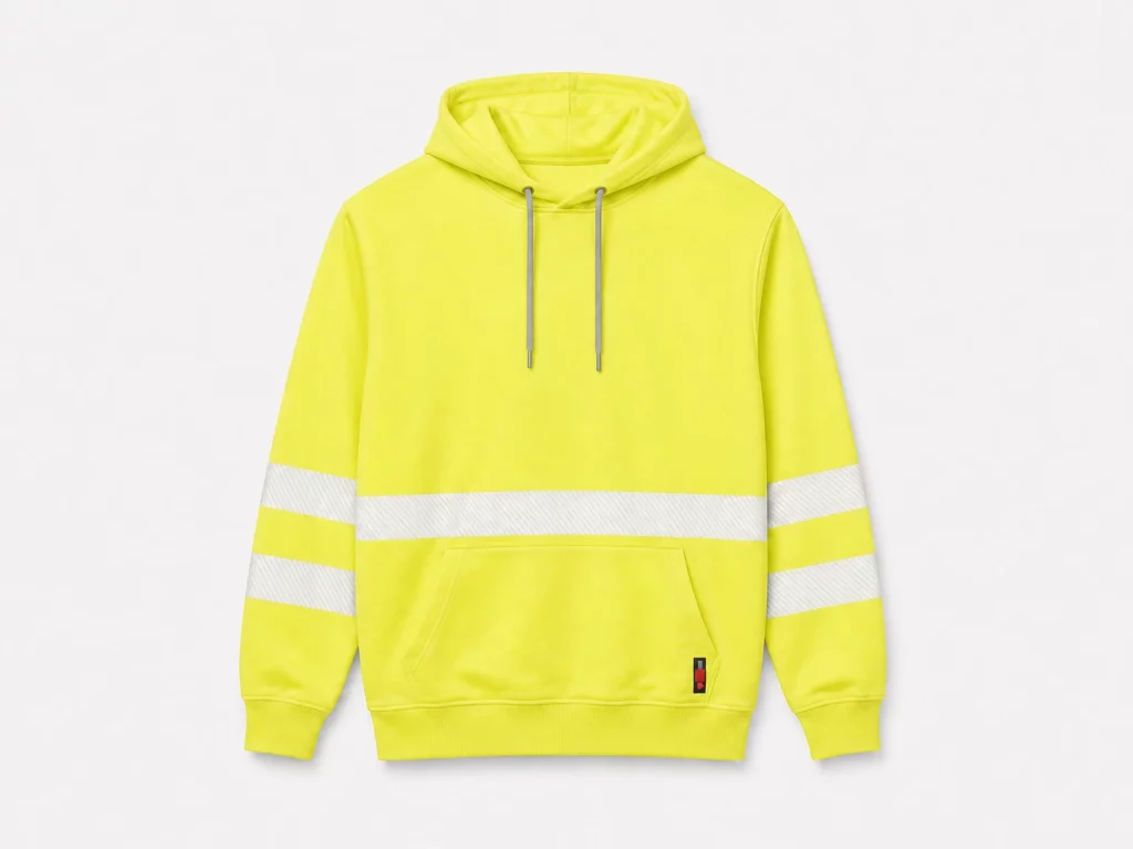 XK-113 HI-VIS YELLOW PULLOVER HOODIE
