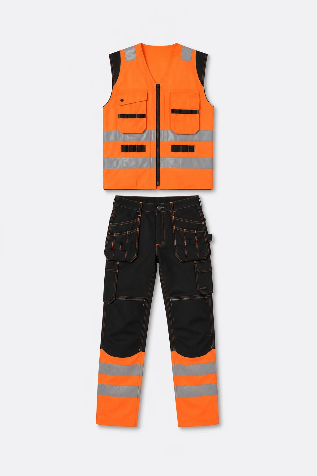 XK-140 HI-VIS CARGO VEST AND TROUSERS